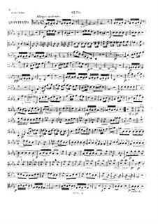 String Quintet in C Minor, Op.1: Viola part by Napoléon Henri Reber