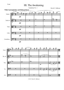 Symphony No.1 in A Major: Movement III by David Jefferson