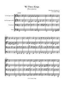 Chamber version: For brass quartet by John H. Hopkins Jr.