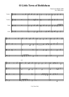 Chamber version: For string quartet by Lewis Henry Redner