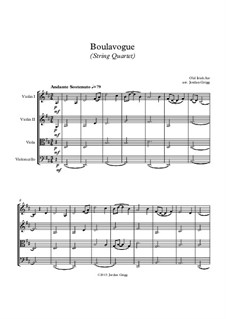 Boulavogue: For string quartet by Patrick Joseph McCall