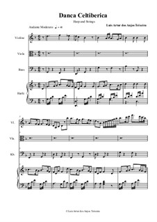 Celtiberian Dance: For harp and strings by Anjos Teixeira