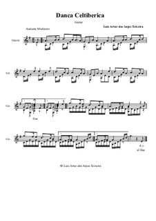 Celtiberian Dance: For guitar - G by Anjos Teixeira