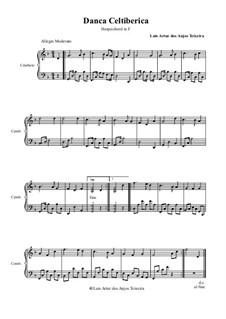 Celtiberian Dance: For harpsichord - F by Anjos Teixeira