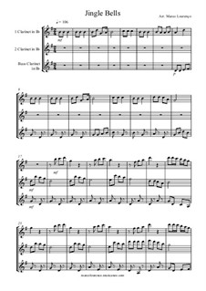 Ensemble version: For trio clarinete, ML06 by James Lord Pierpont