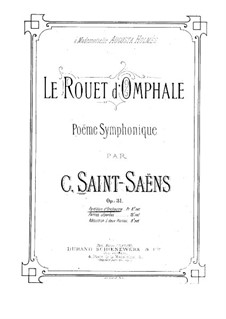Le rouet d'Omphale, Op.31: Full score by Camille Saint-Saëns