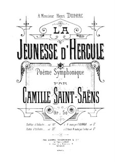La jeunesse d'Hercule, Op.50: Full score by Camille Saint-Saëns