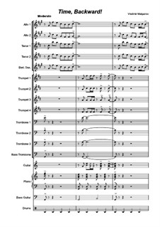 Time, backward!: For big band by Vladimir Malganov