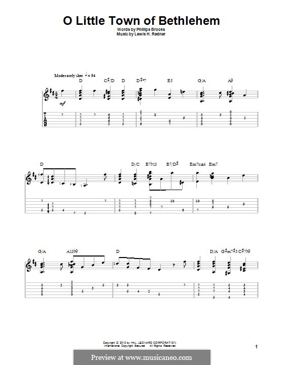 Guitar version: For a single performer by Lewis Henry Redner