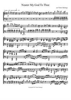 Nearer, My God, To Thee: For piano by Lowell Mason