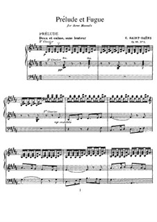 Three Preludes and Fugues, Op.99: No.2 in B Major by Camille Saint-Saëns