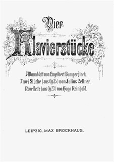 Novellette, Op.23 No.4: Novellette by Hugo Reinhold