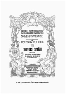 Papillons d'Amour, Op.59: For piano by Eduard Schütt