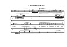 1 measure 'Etudes to the nocturnes' for piano: Movement No.6, MVWV 588 by Maurice Verheul