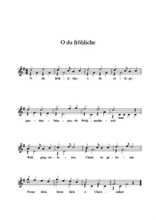 O Sanctissima (Oh, How Joyfully): For guitar by folklore