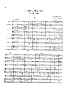 Complete set: No.1, 3, for orchestra by Erik Satie