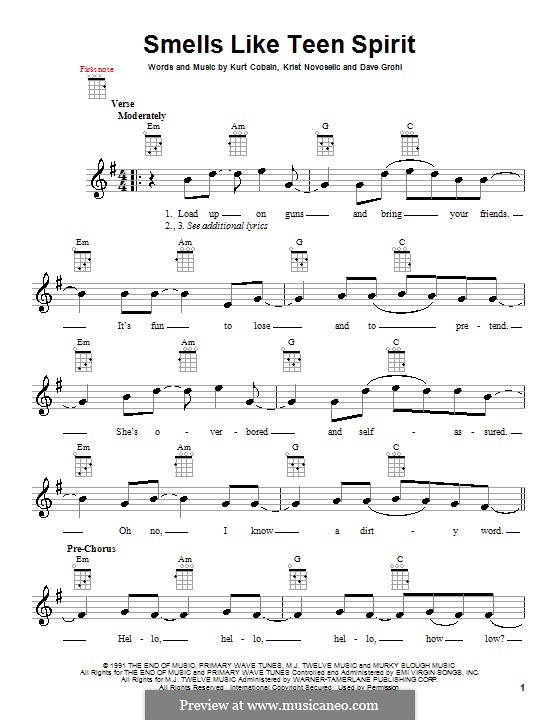 Smells like teen spirit соло. Smells like teen Spirit Ноты вокала. Нирвана smells like teen Spirit Ноты для гитары. Smells like teen Spirit Ноты. Smells like teen Spirit Ноты для скрипки.