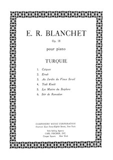 Turquie, Op.18: No.6 Soir de Ramadan by Emile Blanchet