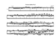 Versus canitur for piano solo 'a Glenn Gould study': No.2, MVWV 737 by Maurice Verheul