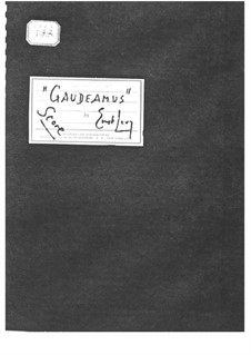 Cantata No.4 'Gaudeamus': Full score by Ernst Levy