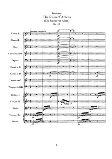 Overture: Full score by Ludwig van Beethoven
