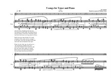 5 songs for tenor and piano: No.4, MVWV 338 by Maurice Verheul
