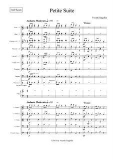 Petite suite: For small symphonic orchestra by Voytek Gagalka