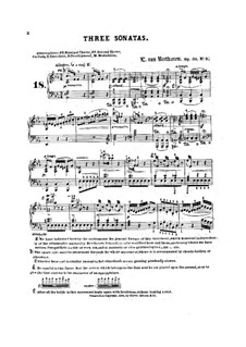 Sonata for Piano No.18 'The Hunt', Op.31 No.3: For a single performer by Ludwig van Beethoven