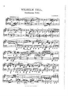 Overture: For piano (with fingering) by Gioacchino Rossini