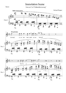 Twilight of the Gods, WWV 86d: Immolation Scene, from act 3 by Richard Wagner