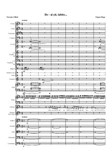 De-ai şti iubite (If you knew, my darling): For duo and chamber orchestra by Eugen Doga