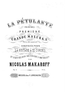 La pétulante: La pétulante by Nicholas Makaroff