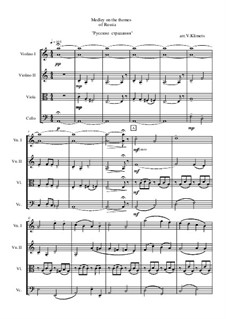 Medley on the themes of Russia: Full score, Op.31.3 by folklore, Alexander Varlamov