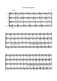Serenata alla spagnola: Full score, parts by Alexander Borodin