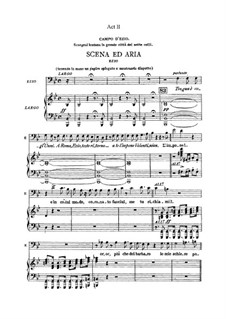 Attila: Act II. Arrangement for voices and piano by Giuseppe Verdi