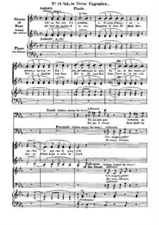 Fragments: Act II, No.13, for voices and piano by Giuseppe Verdi