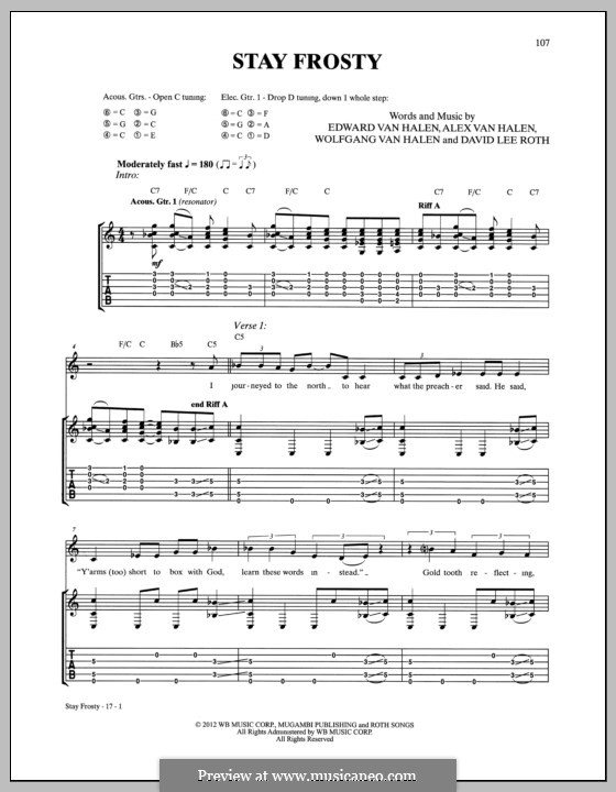 van halen tablatures van halen tablatures