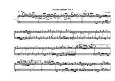 Versus canitur for piano solo 'a Glenn Gould study': No.3, MVWV 738 by Maurice Verheul
