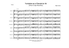 Variation on a Chorale in Ab: Drum corps by Roger Garcia