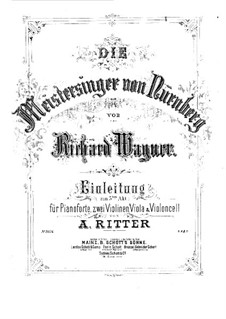 Fragments: Introduction to Act III, for piano and strings by Richard Wagner