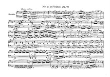 String Quartet No.11 in F Minor 'Serioso', Op.95: Version for piano four hands by Ludwig van Beethoven