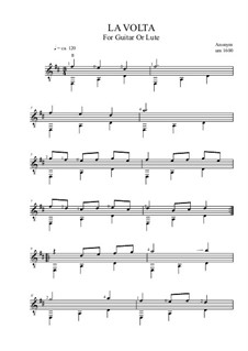 La Volta: D-Dur by Unknown (works before 1850)