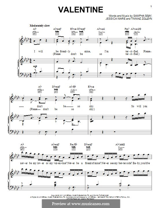 valentine pentatonix by j ware s sisay t zolleyn on musicaneo pentatonix sheet music