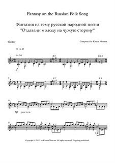 Fantasy on the Russian Folk Song: Fantasy on the Russian Folk Song by Ksenia Nemera