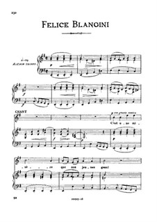 C'est une misère que nos jeunes gens, Medium-low Voice in E Minor: C'est une misère que nos jeunes gens, Medium-low Voice in E Minor by Joseph Marie Felix Blangini