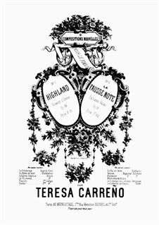 La Fausse note, Op.39: For piano by Teresa Carreño