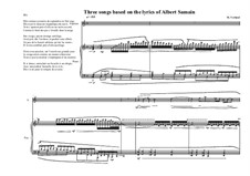 3 Songs based on the lyrics of Albert Samain: Song No.1, MVWV 768 by Maurice Verheul