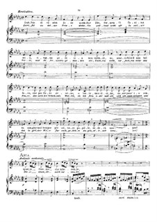Il mio bel foco: High voice in B Flat  Minor by Benedetto Marcello