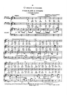 O cessate di piagarmi: Medium voice in E Minor by Alessandro Scarlatti