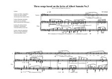 3 Songs based on the lyrics of Albert Samain: Song No.3, MVWV 770 by Maurice Verheul